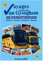 Voyages en autocar Roland Van Gyseghem - Séjours, circuits, croisières, détente